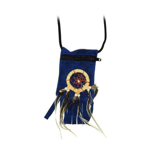 Blue Pouch Dreamcatcher - 