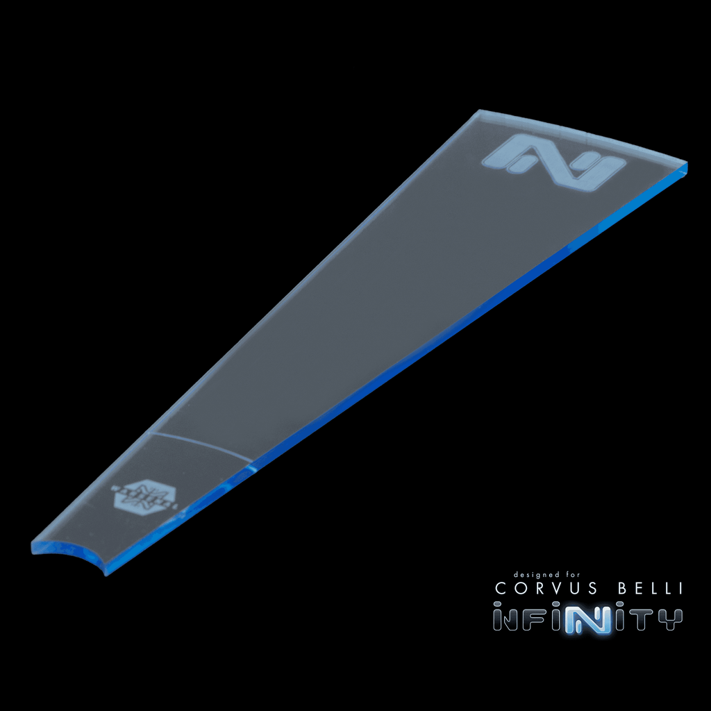 Infinity Zone of Control Templates - Fluorescent Blue