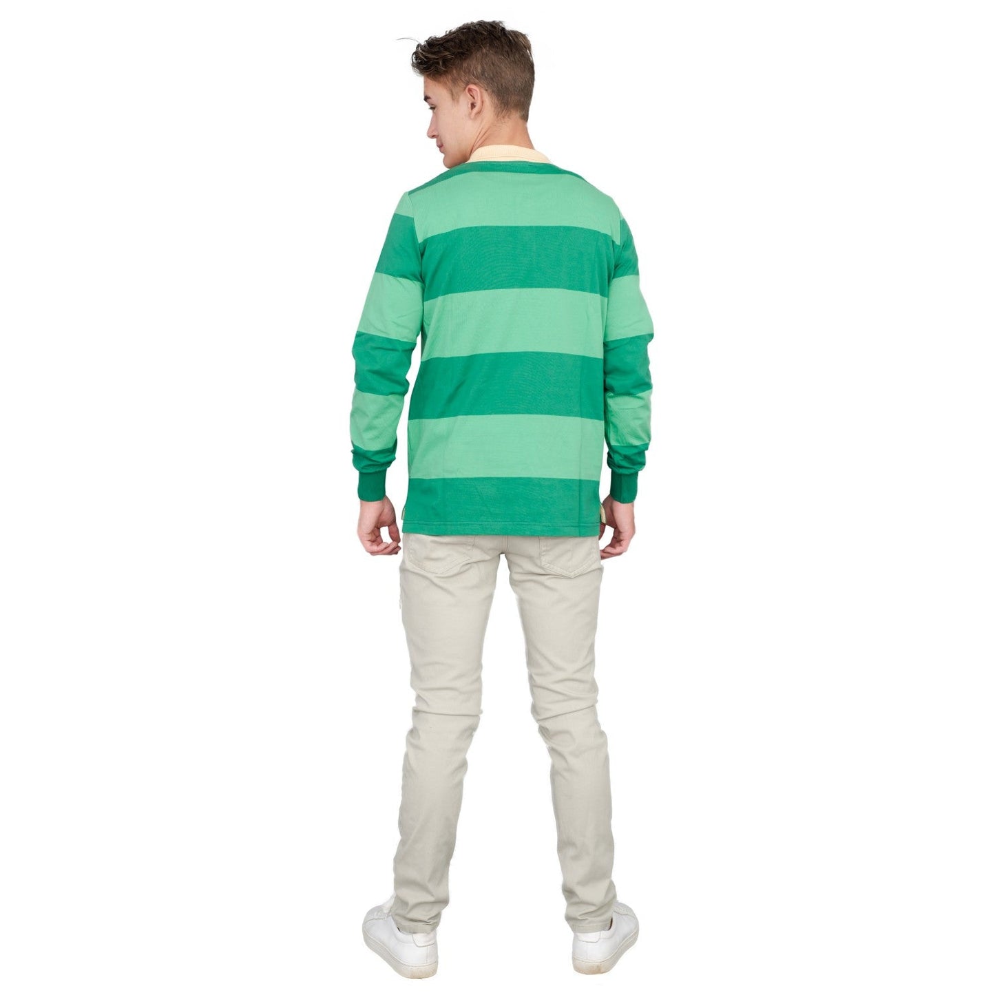 Blue and Detective Halloween Costume Green Striped Shirt