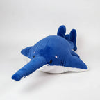 Giant Serrated Shark Plush Pillow – Soft Stuffed Shark Sofa Cushion in Blue, Gray & Colourful (55–140cm)