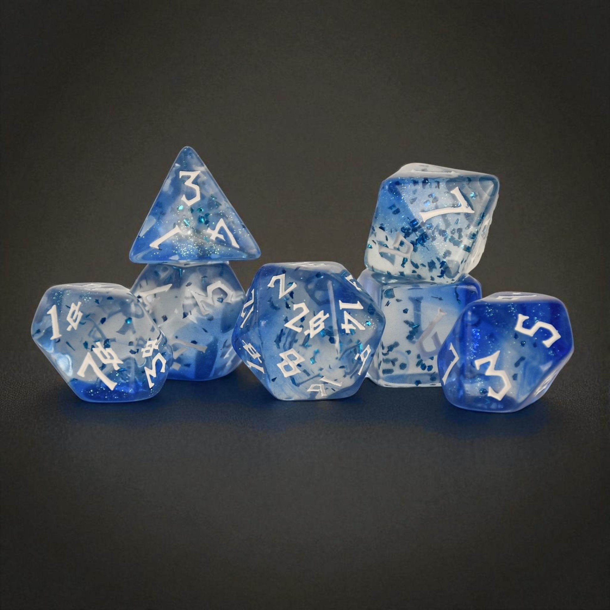 Bora Bora Acrylic Dice Set - 