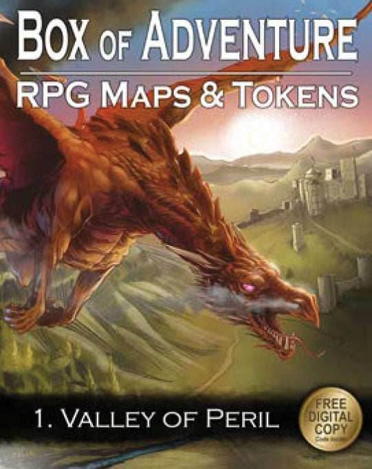 Box of Adventure: Valley of Peril - RPG Maps & Tokens - 