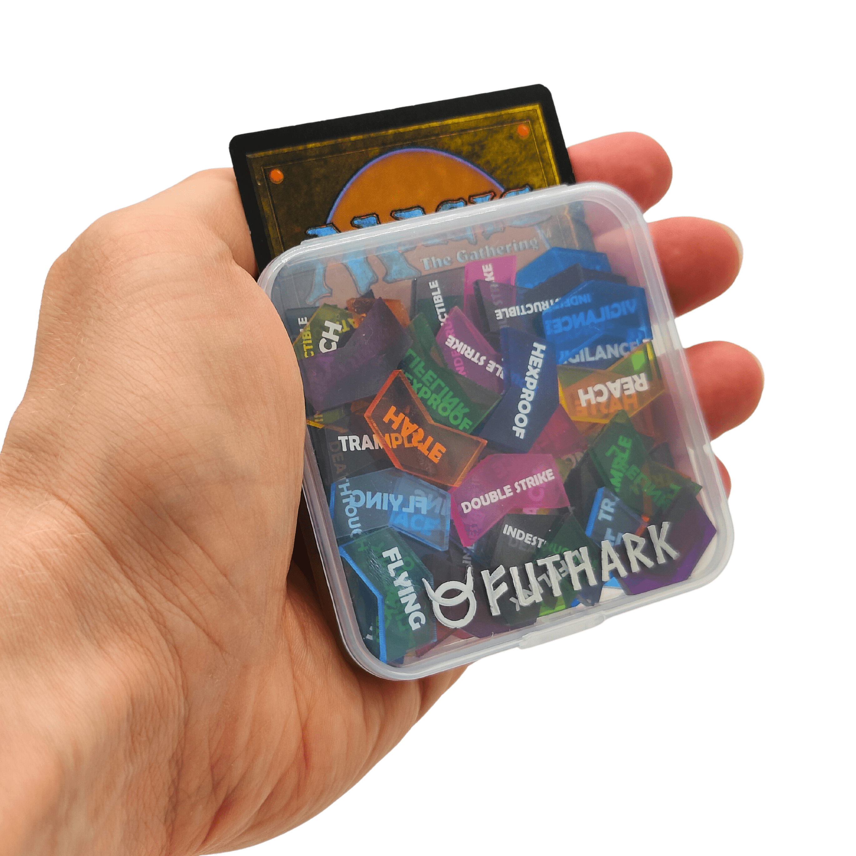 MTG Keyword Counters - Set of 60 Color Coded Tokens for Magic: The Gathering