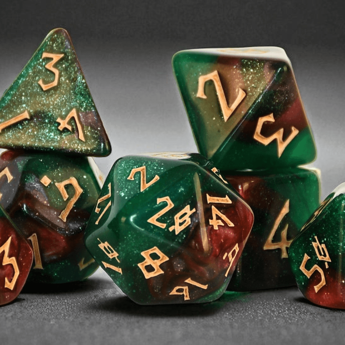 Breath of the Strong Acrylic Dice Set - 