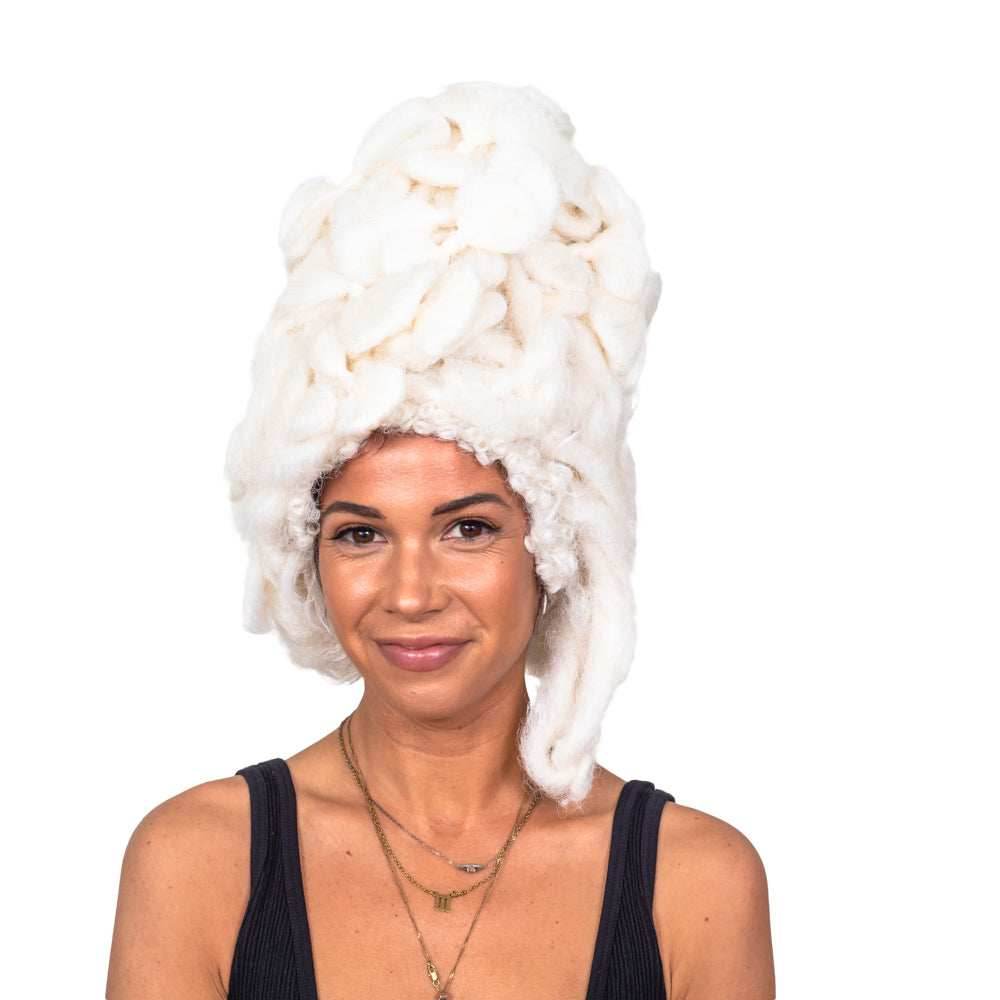 18th Century British Women's Halloween Costume Accessory Wig Cosplay - Queen - White
