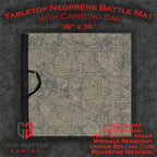 Broken Cobblestone - Neoprene Battle Mat with Bag - 36x36