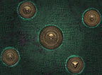 Spearhead Season 2 - Broken Cobblestone & Desert Paths - Neoprene Battle Mat with Bag - 22x30