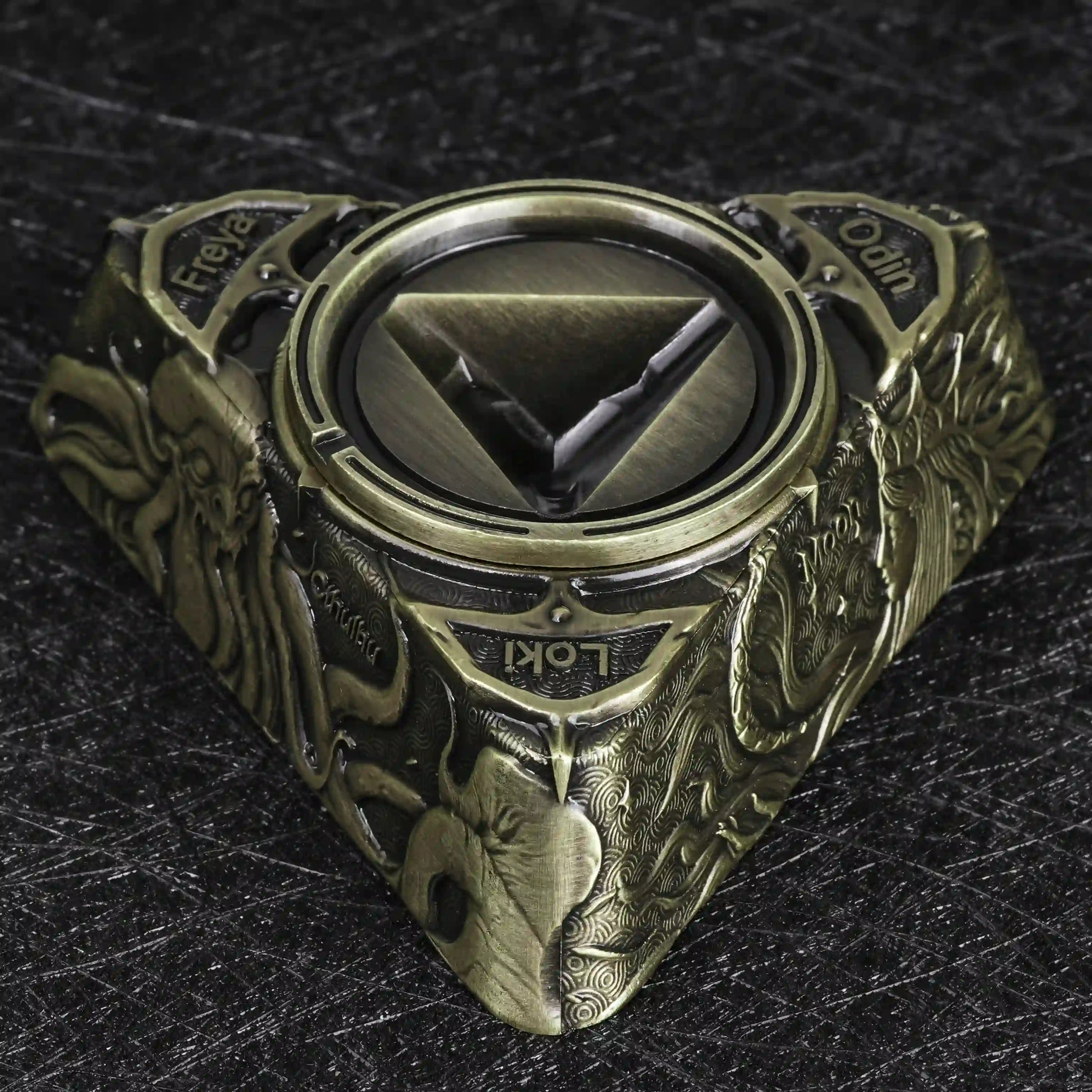 Kickstarter Dice -  7-in-1  Unique  Metal D6 Spinning Dice 2.0