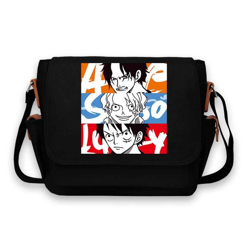 Brotherhood One Piece Messenger Bag - Black