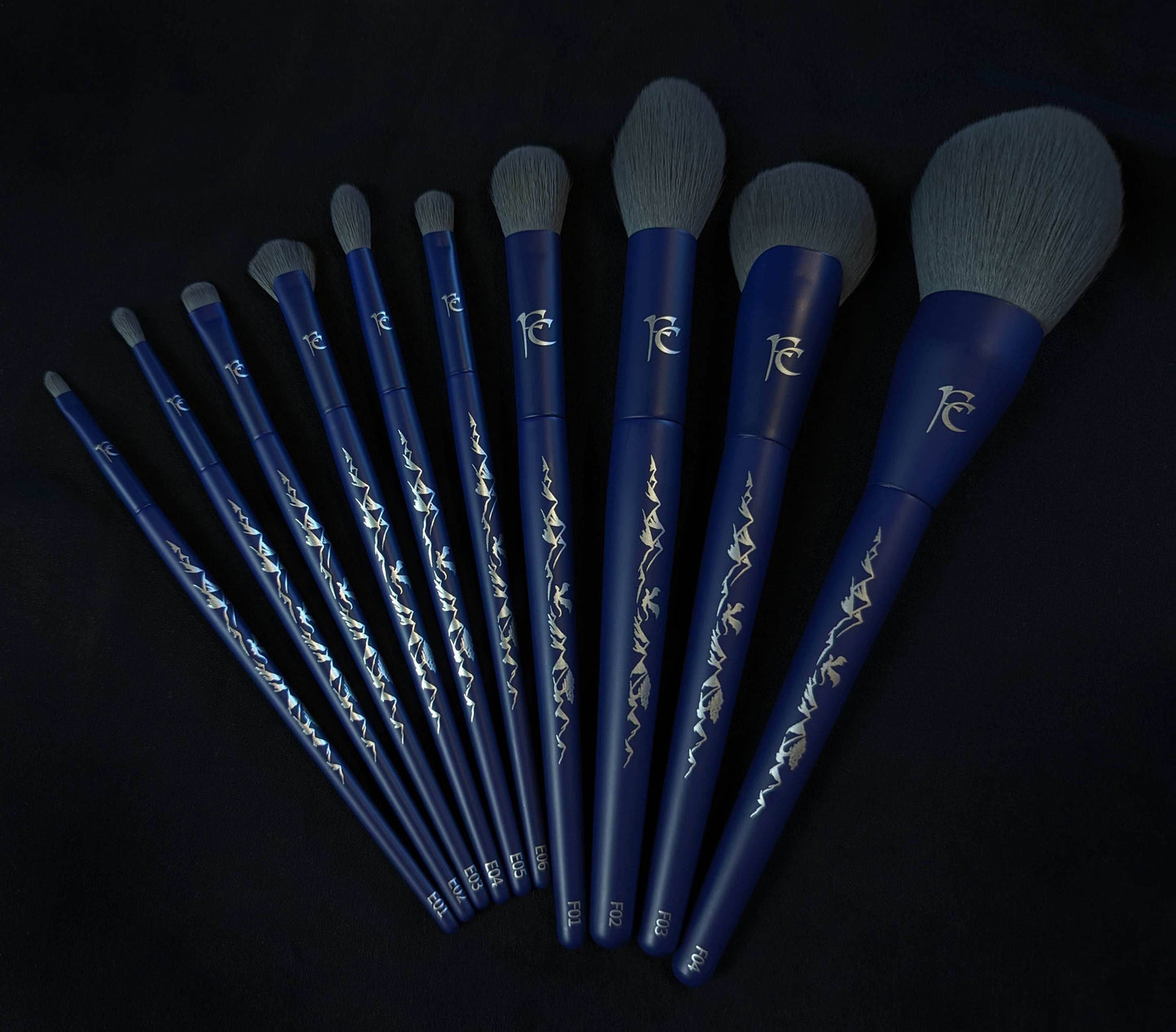 Ice Dragon Brushes - Eye brush bundle