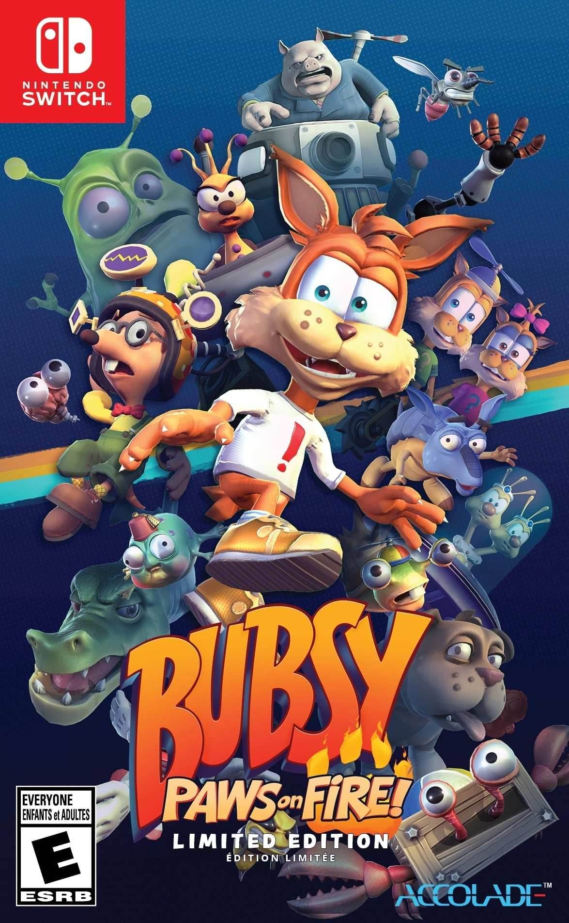 Bubsy: Paws on Fire (Limited Edition) (Nintendo Switch) - Brand New