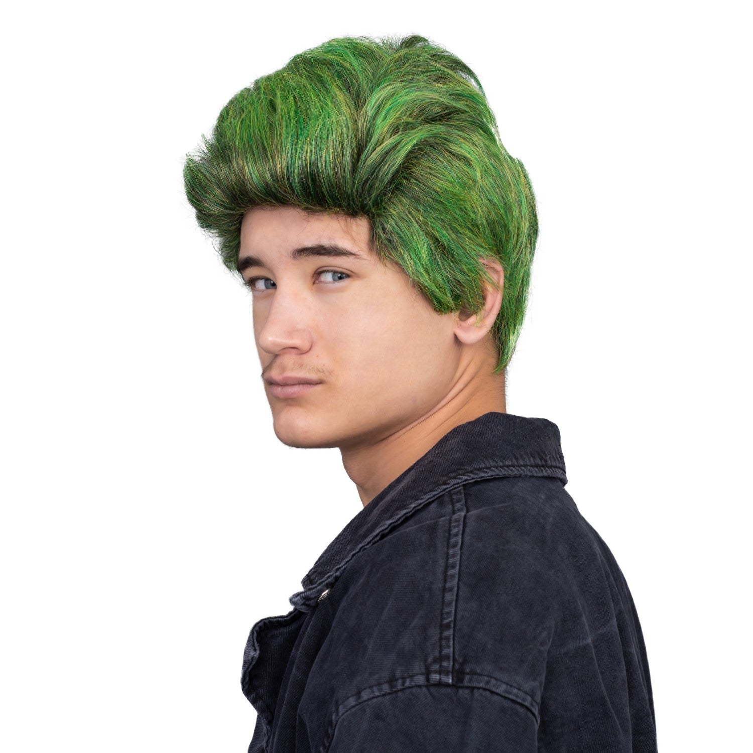 Bucky Zombie Halloween Costume Cosplay Green Deluxe Wig One Size Accessory
