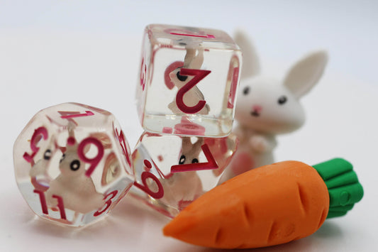 Backyard Bunny RPG Dice Set - 