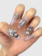 Butterfly Trap press on nails
