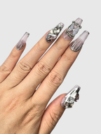 Butterfly Trap press on nails