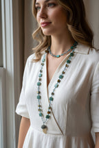 Santorini Breeze Long Necklace
