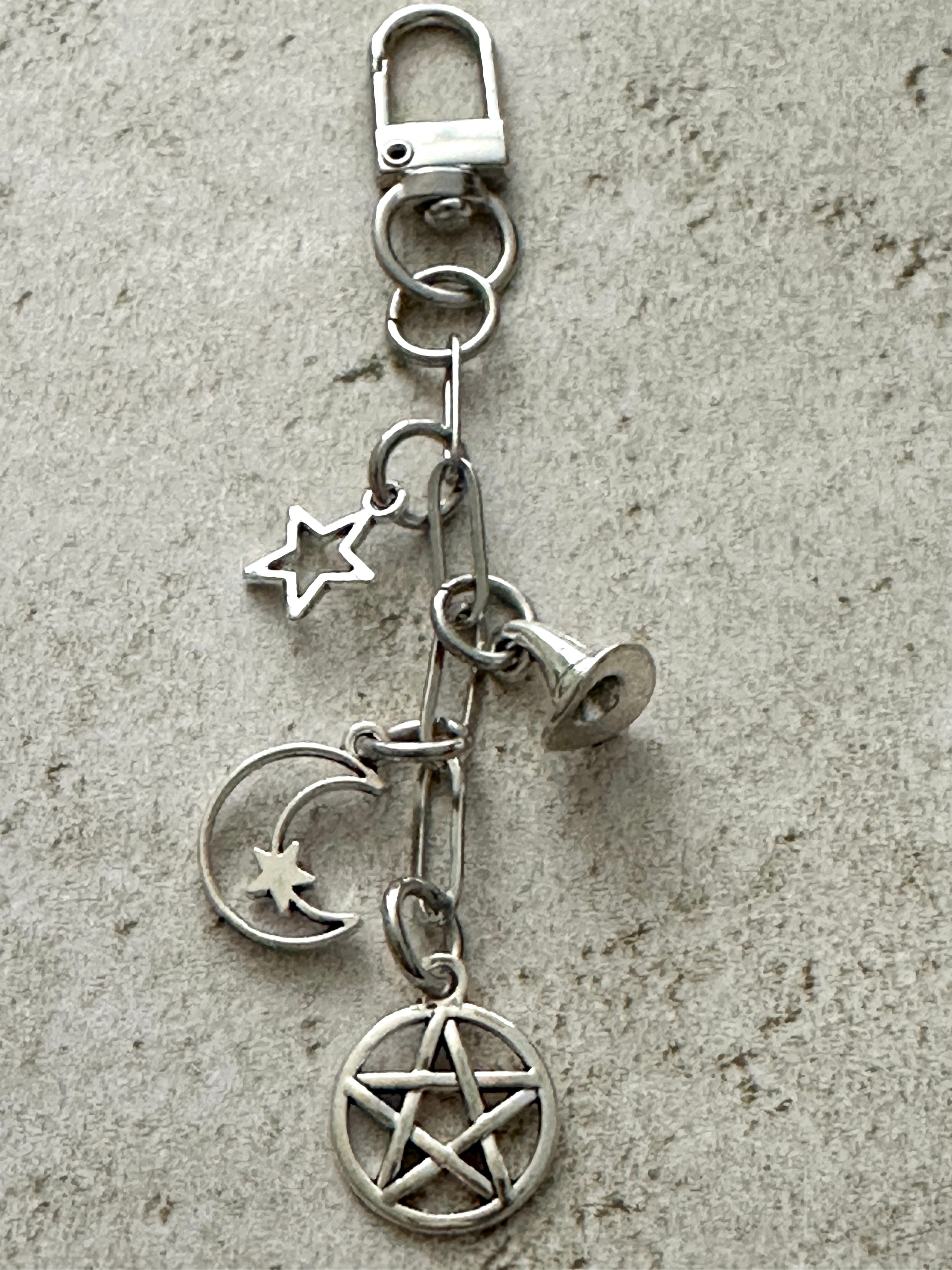 Witchy Bag Charm Keychain
