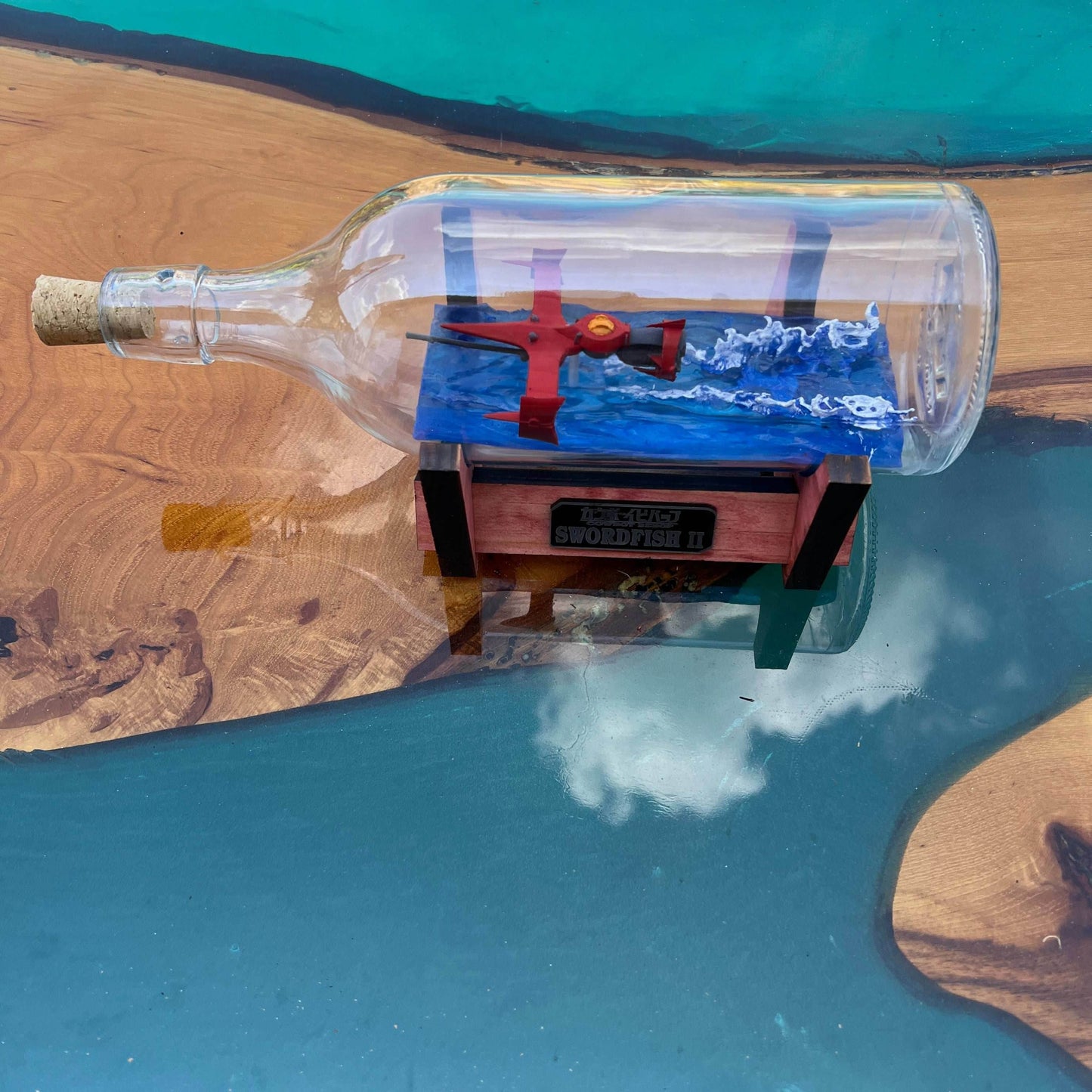 Cowboy Bebop Swordfish II in a Bottle - With Stand