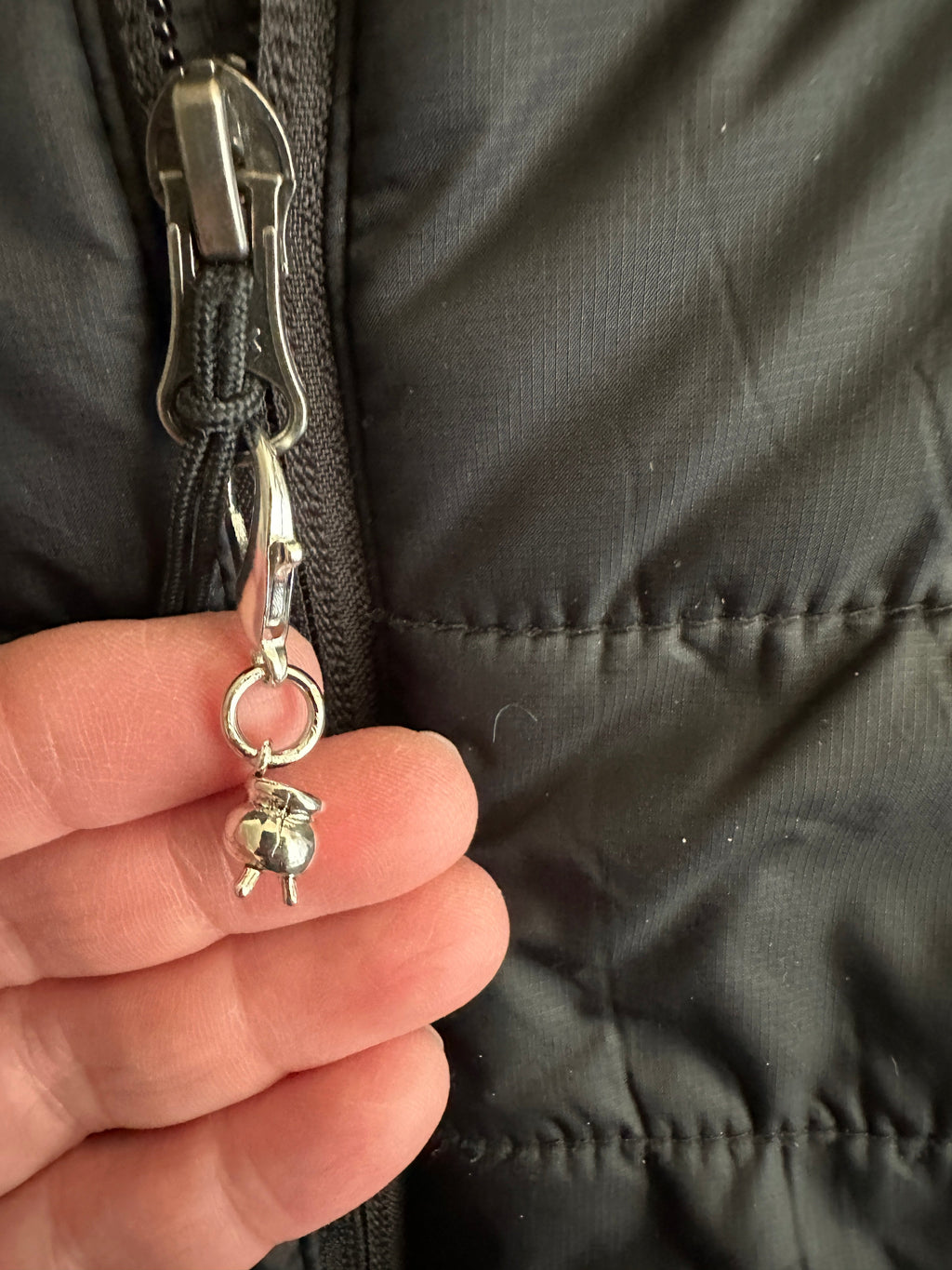Witchy Mini Cauldron Zipper Pull Charm