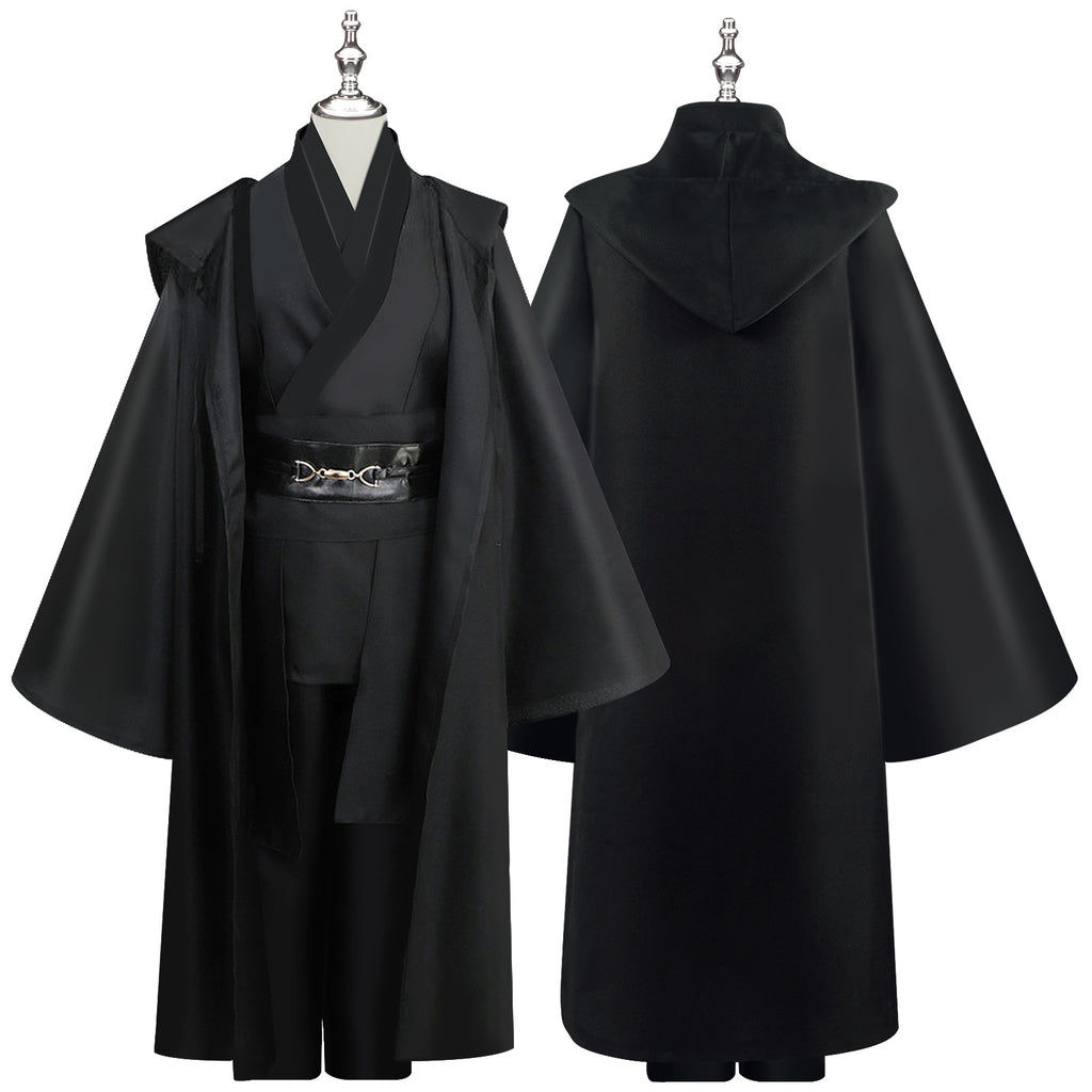 Girls Boys Unisex Movie Star Jedi Cosplay Costume Anakin Skywalker Sith Outfits Game Anime Children Retro Wars Warrior Cloth