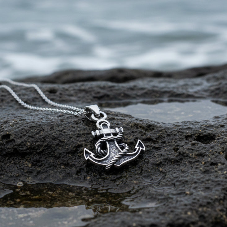 Pittenweem Anchor Necklace