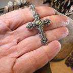 Scottish Skinnet Cross Necklace