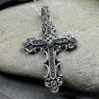 Scottish Skinnet Cross Necklace