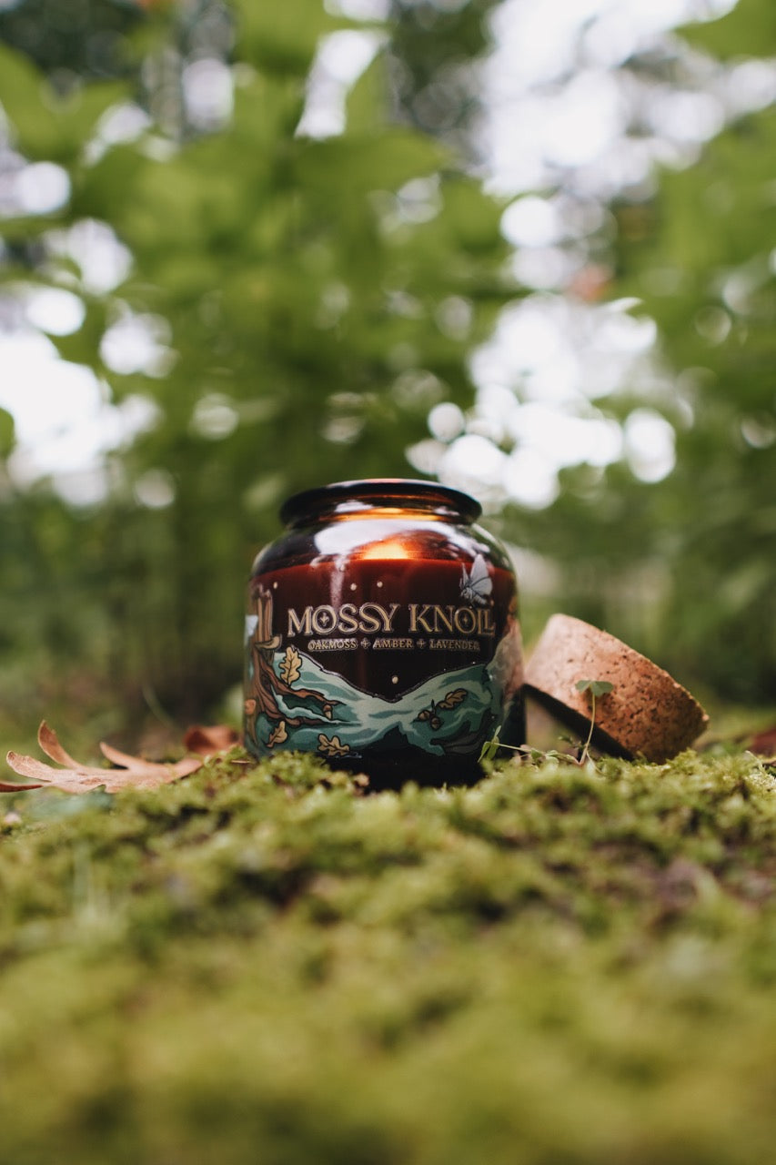 Mossy Knoll | 8oz Apothecary Soy Candle