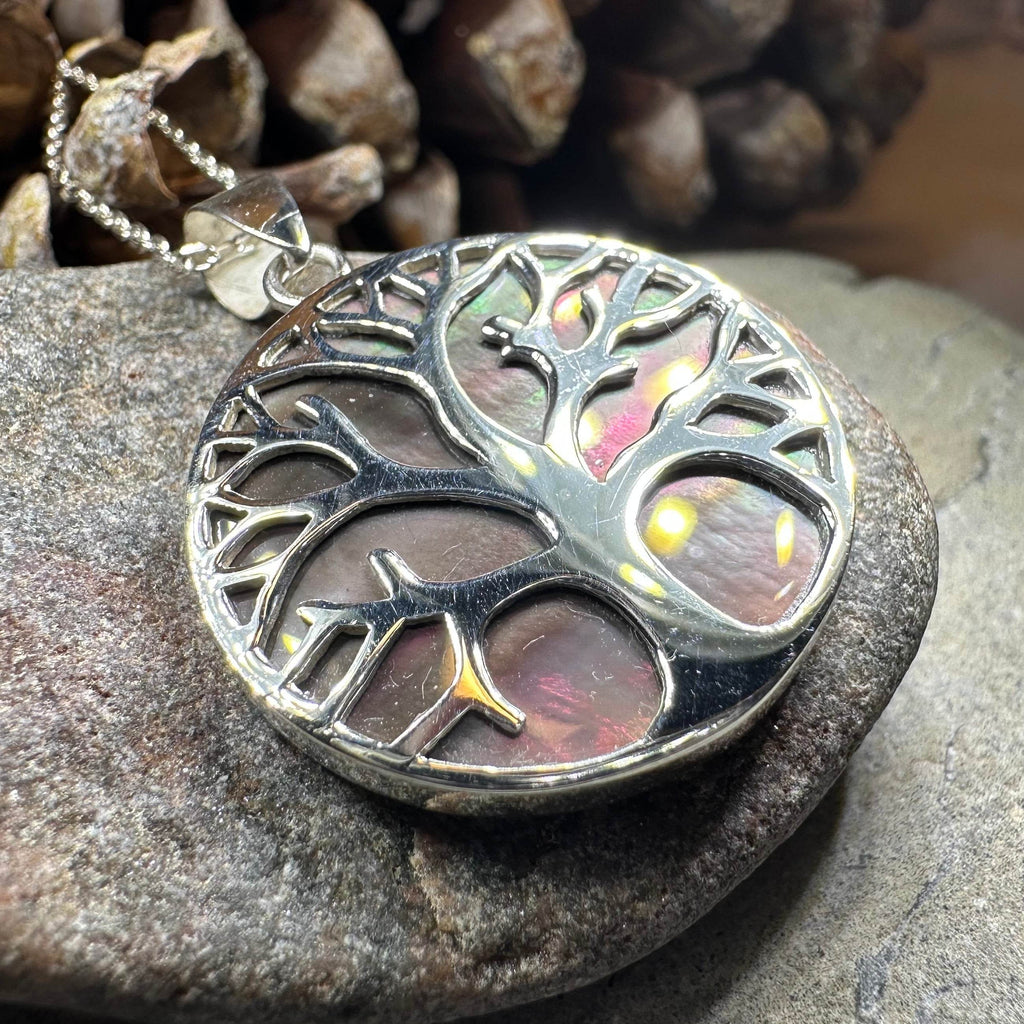 Tree of Life Shell Necklace - Mother of Pearl