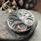 Tree of Life Shell Necklace - Mother of Pearl