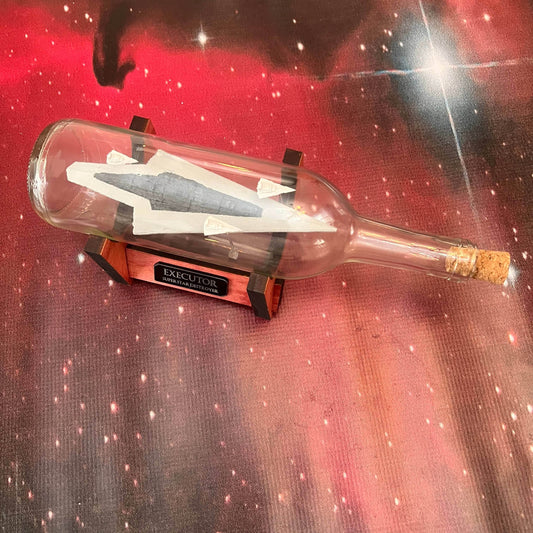 Star Wars Death Super Star Destroyer Executor in a Bottle - 