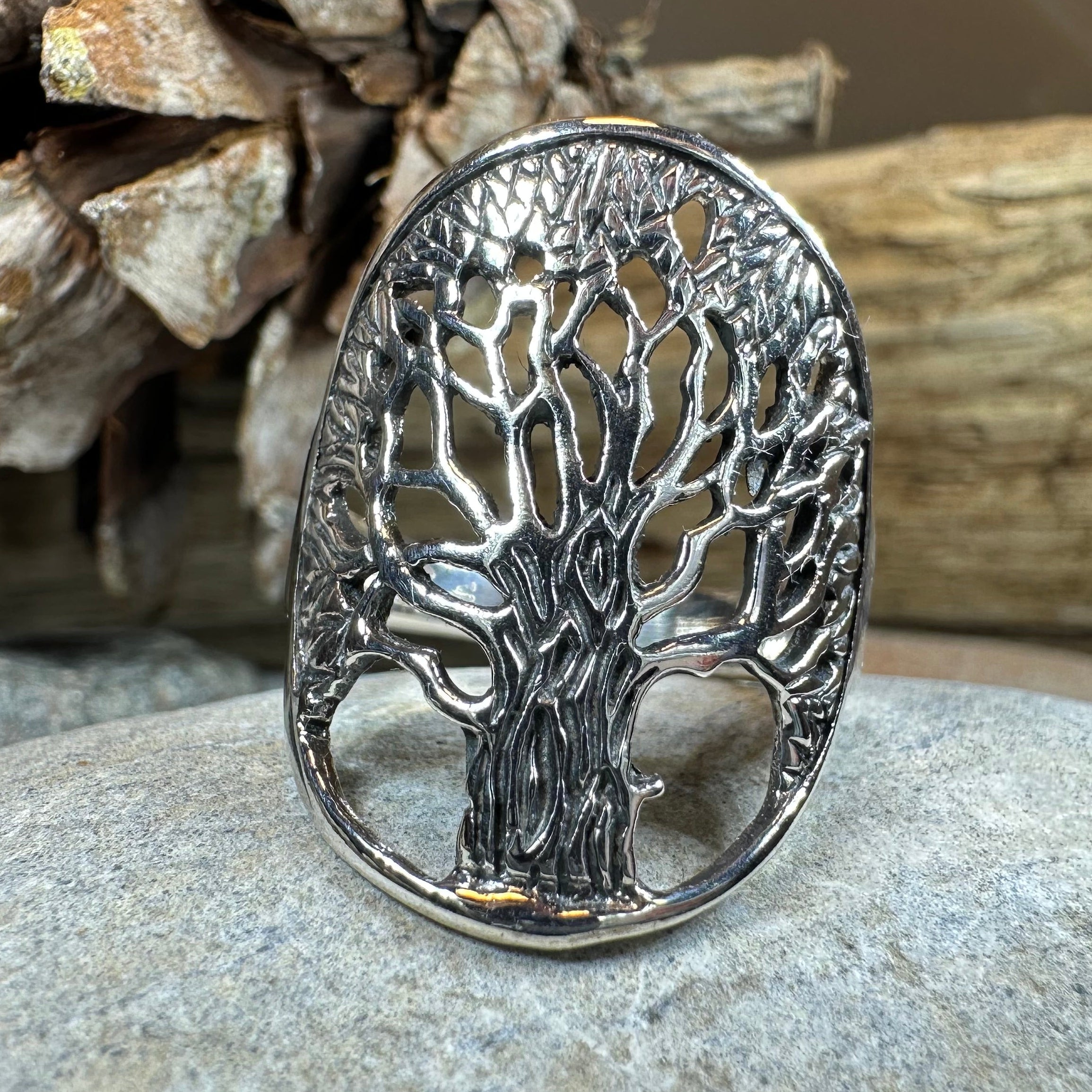 Realistic Tree of Life Ring