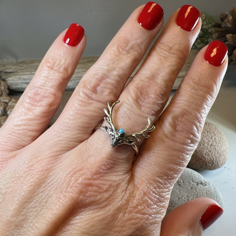 Stag Antler Ring