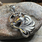 Prancing Unicorn Necklace