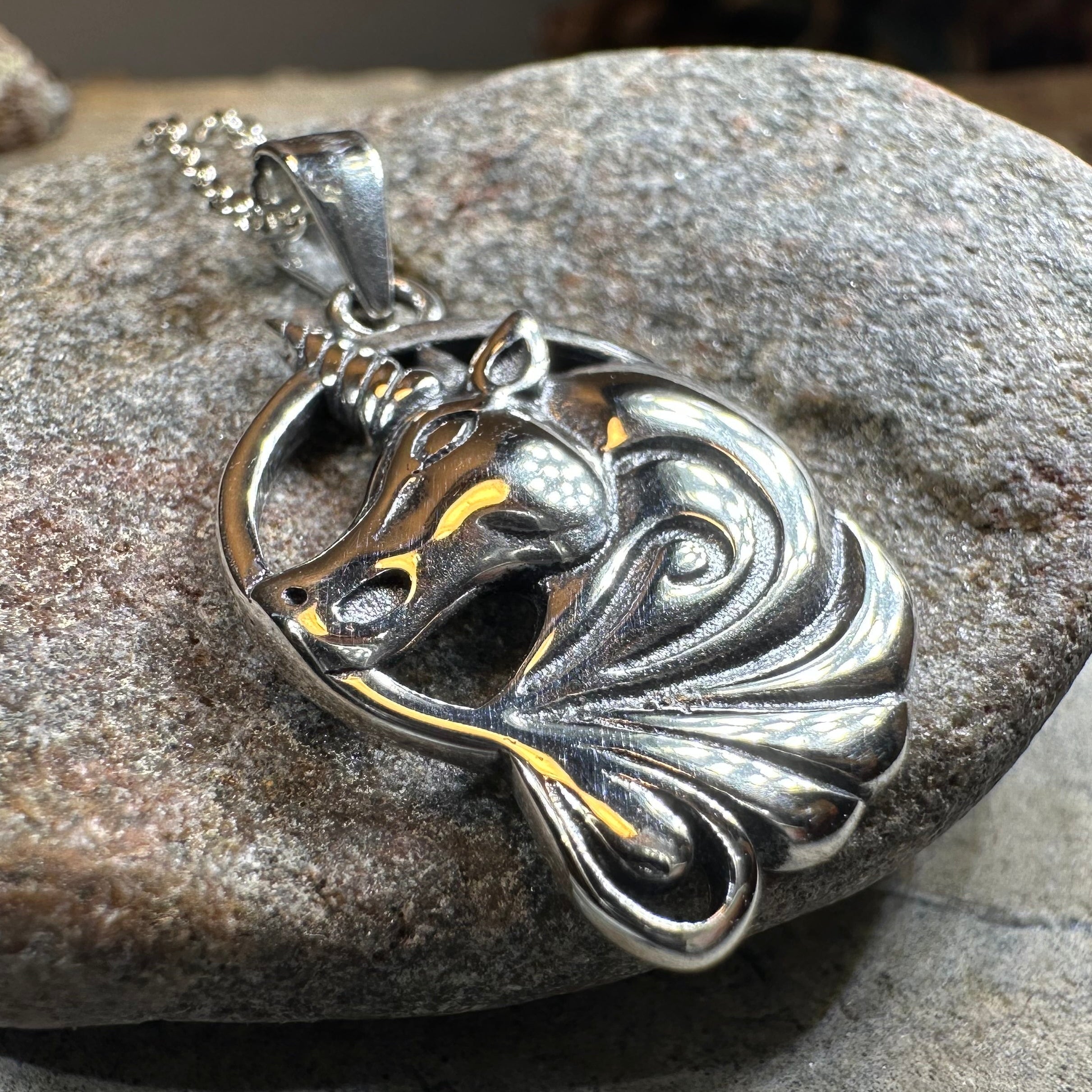 Prancing Unicorn Necklace