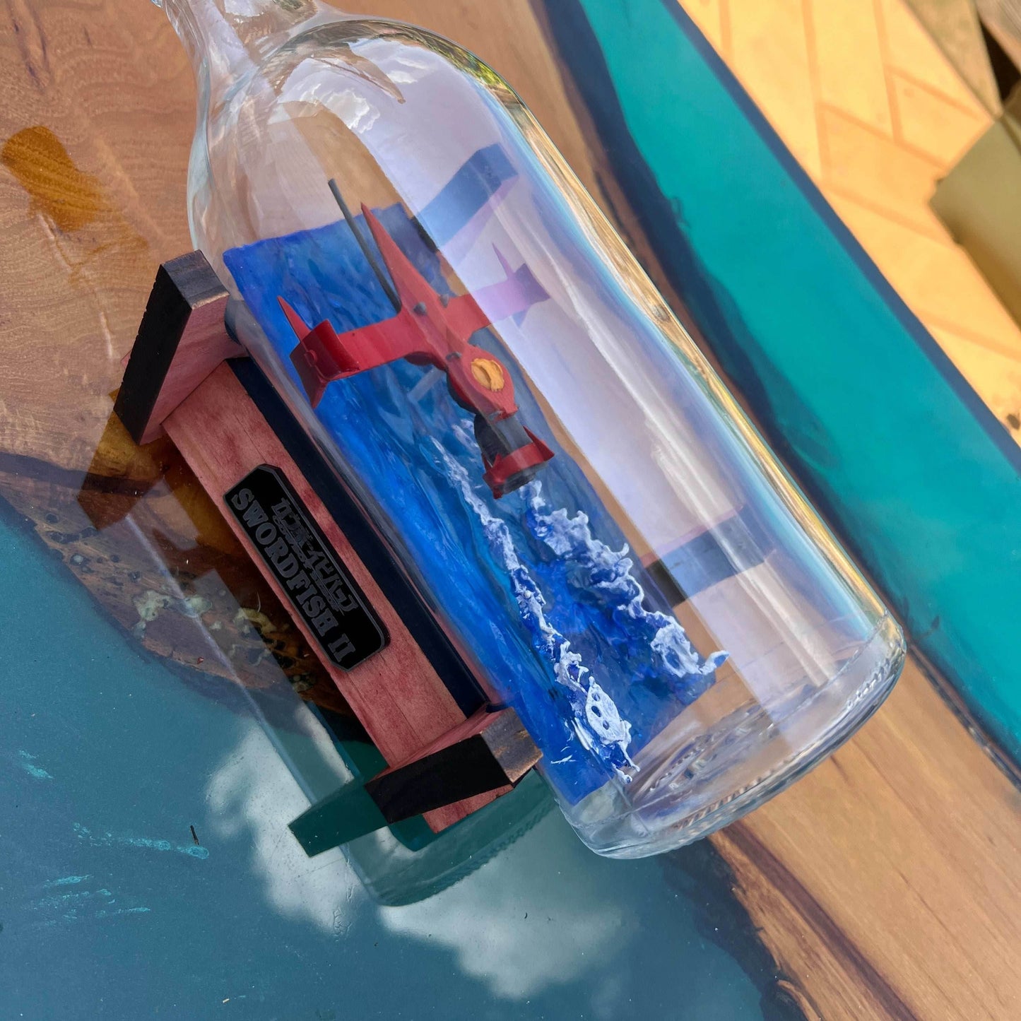 Cowboy Bebop Swordfish II in a Bottle - With Stand