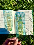 Big Ben England Bookmark – Handmade London Souvenir, UK Landmark Page Marker, Travel Gift, British Icon Bookmark, Book Lover Gift