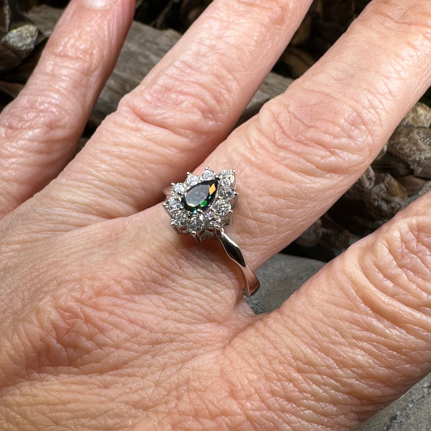 Celtic Vines Moonstone Ring