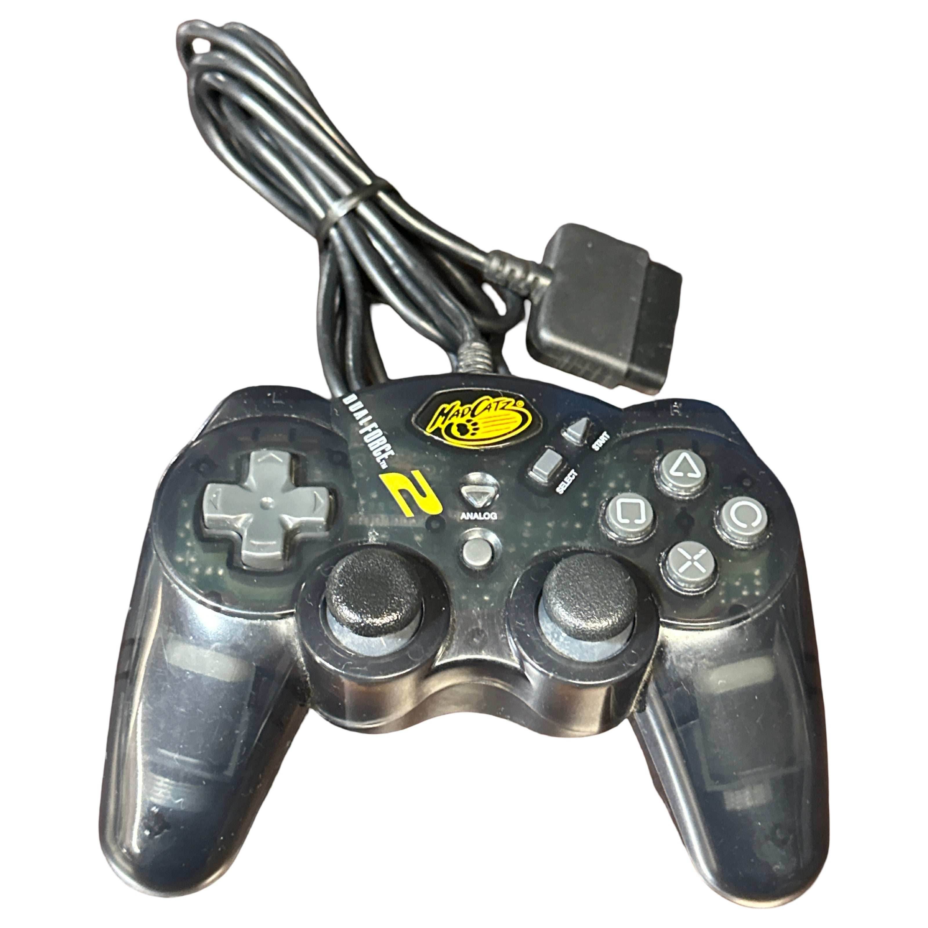 PlayStation 2 DualShock 2 Official-Controller - Smoke Black Mad Catz Dual Force 2