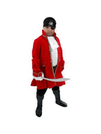 Child's Velvet Pirate Captain Costume