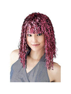 Pink Tinsel Wig