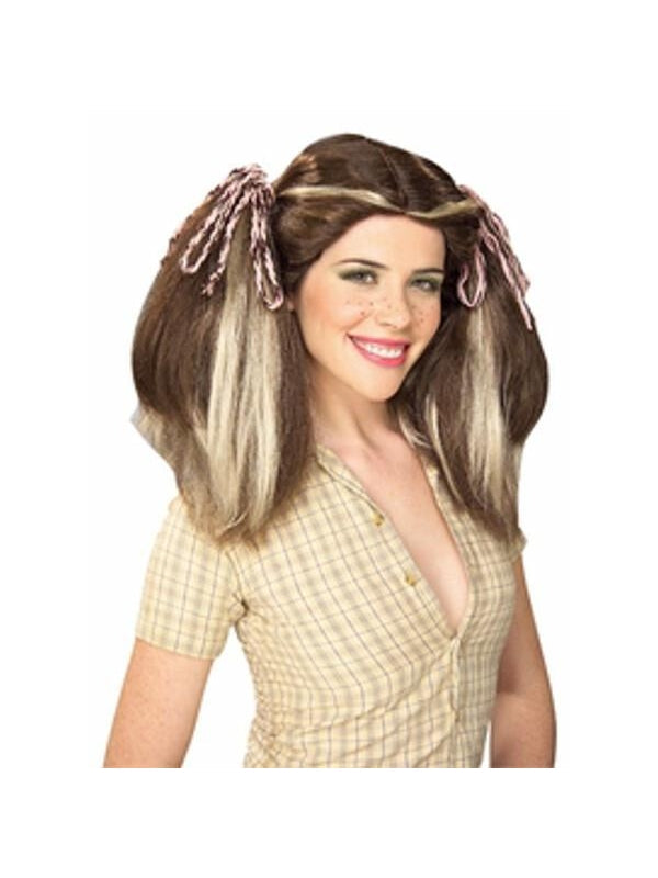 Women's Country Farm Girl Halloween Costume Wig