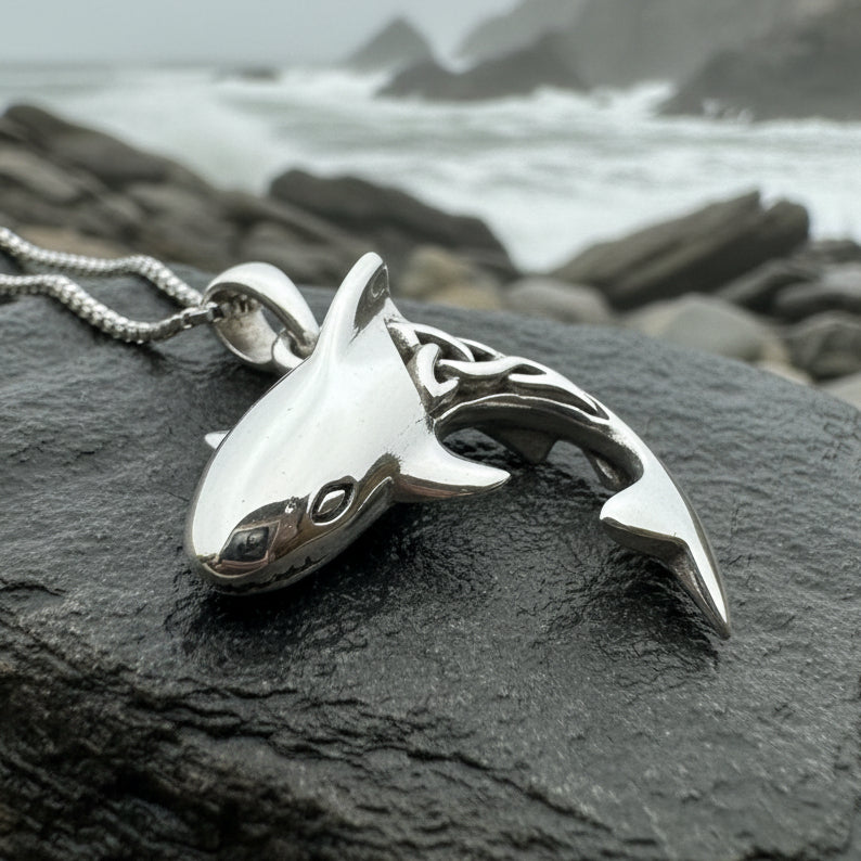 Celtic Shark Necklace