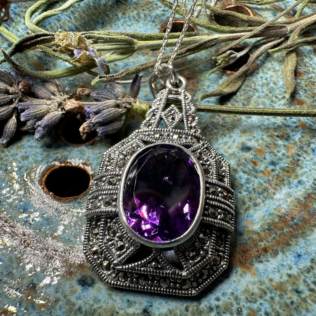 Victorian Marcasite Necklace