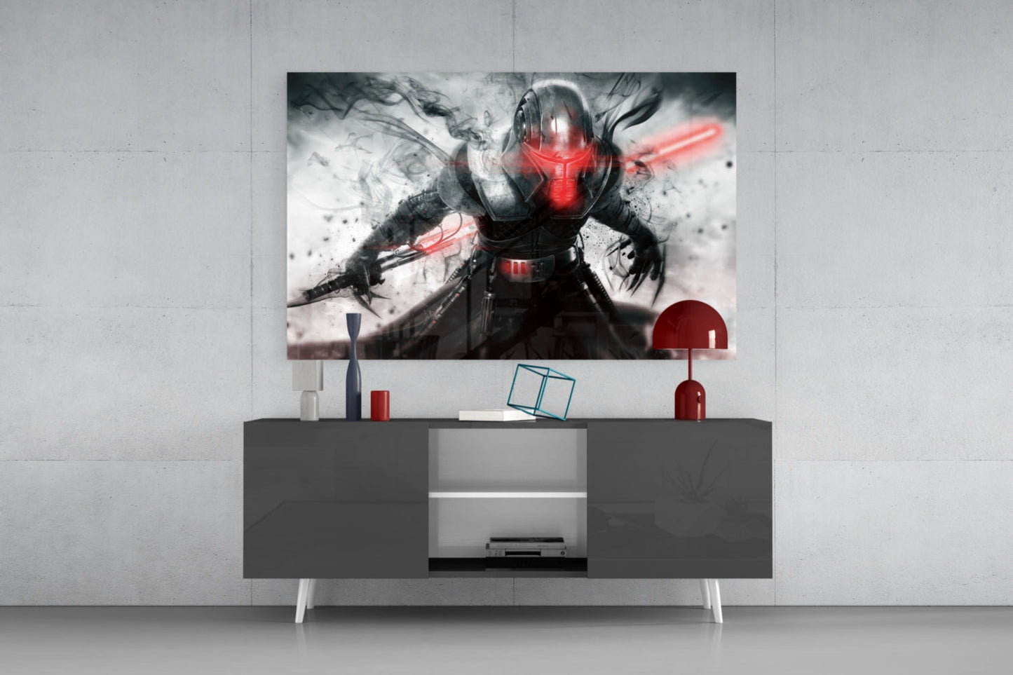 Lord Starkiller Glass Wall Art