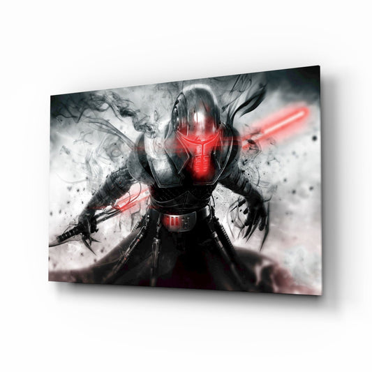 Lord Starkiller Glass Wall Art