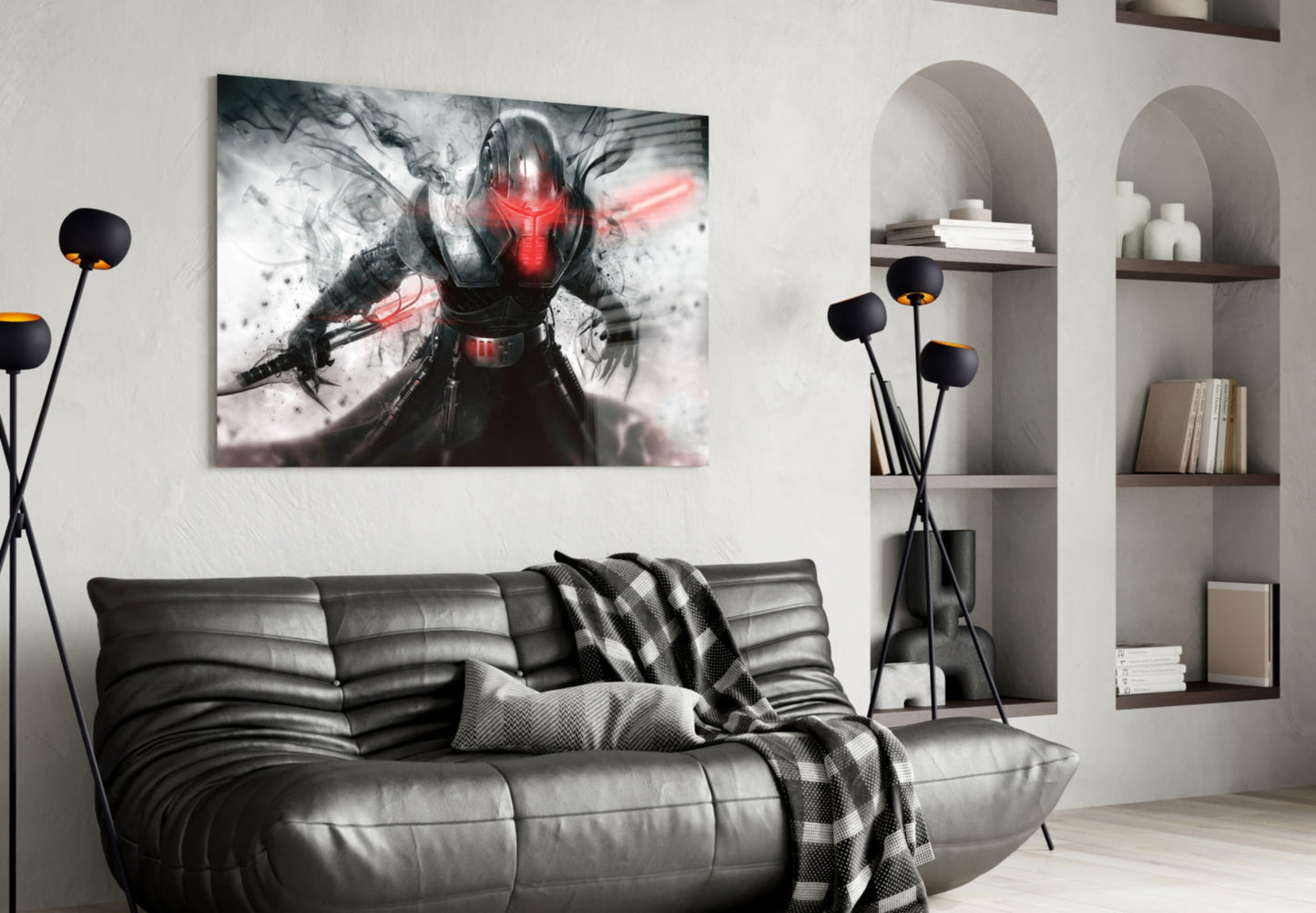 Lord Starkiller Glass Wall Art