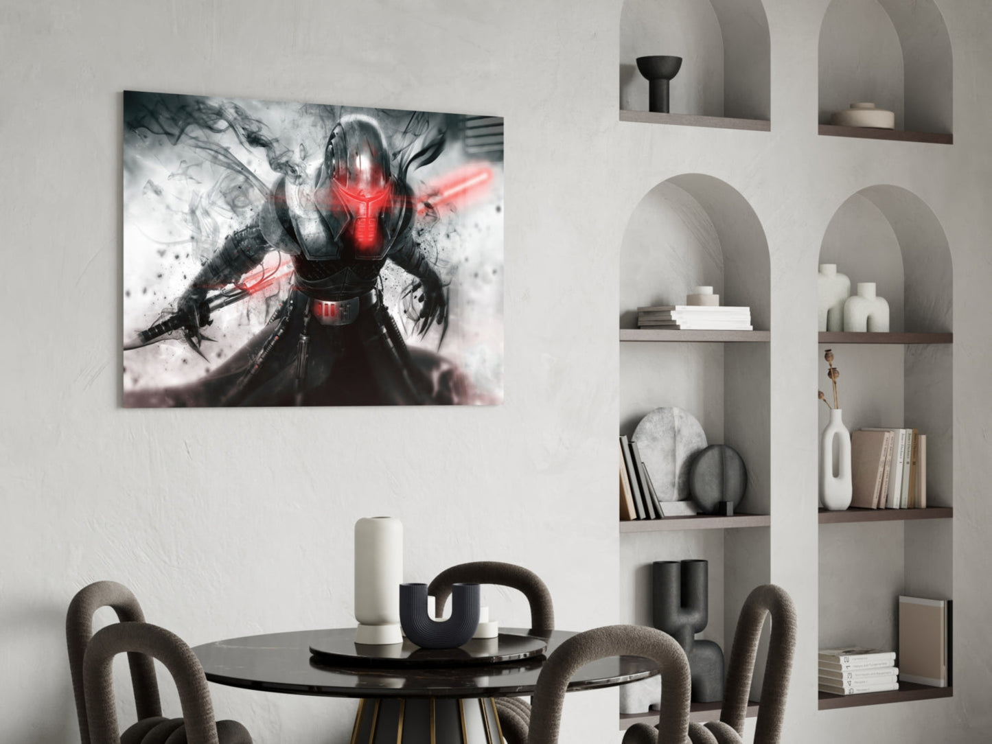 Lord Starkiller Glass Wall Art