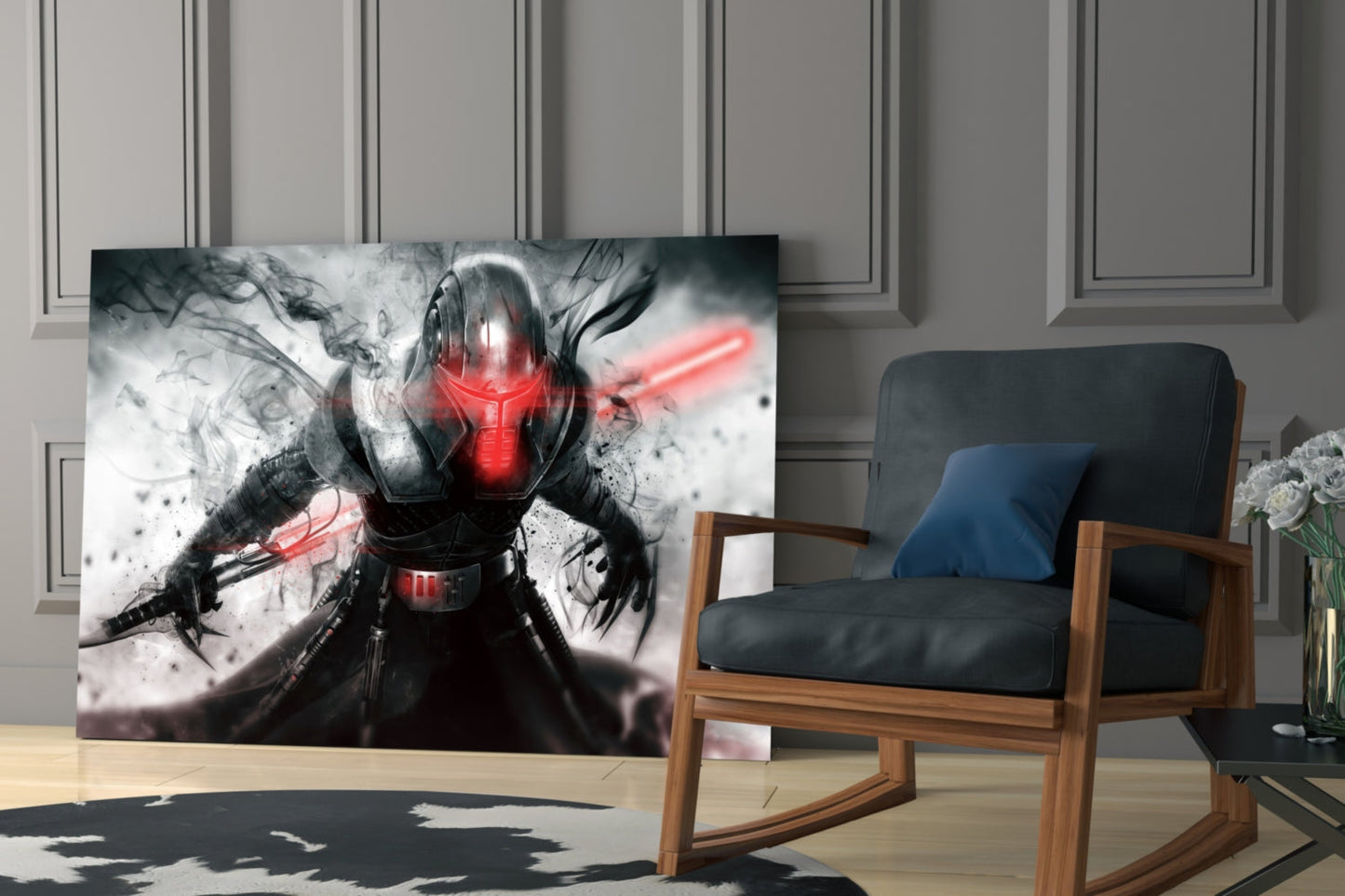 Lord Starkiller Glass Wall Art