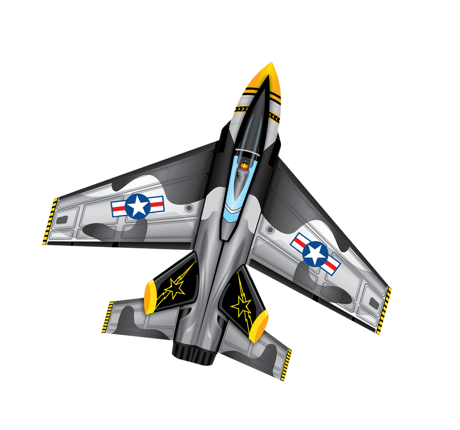 57 Inch Wingspan 2-D Camo Jet - 